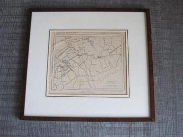 Antieke gravure - gemeente Utingeradeel beschikbaar voor biedingen