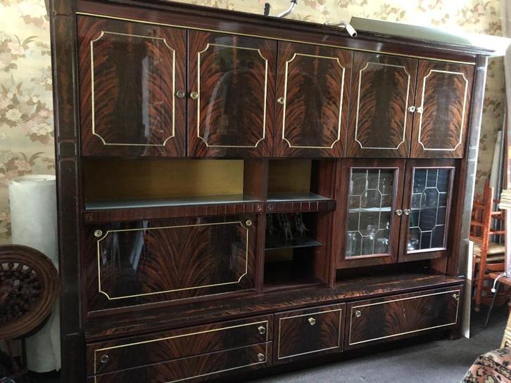 vintage wandmeubel - grote kast - gratis!!, Huis en Inrichting, Kasten | Wandmeubels, Gebruikt, 150 tot 200 cm, 50 tot 75 cm, Met lade(s)