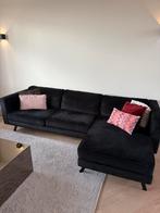 Zwarte Hoekbank, Huis en Inrichting, Banken | Bankstellen, Ophalen, 250 tot 300 cm, 100 tot 125 cm, Hoekbank