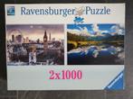 Ravensburger legpuzzels (2x 1000 stukjes), Gebruikt, 500 t/m 1500 stukjes, Legpuzzel, Ophalen