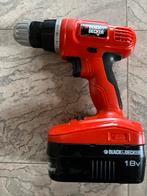 Black en decker schroefmachine, Ophalen of Verzenden, Gebruikt, Boor- en Schroefmachine, Variabele snelheid