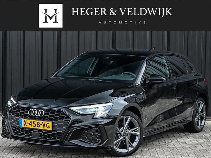 Audi A3 Sportback 45 TFSI e S edition Competition · Black O, Auto's, Audi, Bedrijf, Te koop, A3, ABS, Airbags, Airconditioning