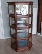 6 kantige vitrinekast, Huis en Inrichting, Kasten | Vitrinekasten, Ophalen, Gebruikt, 100 tot 150 cm, 50 tot 100 cm