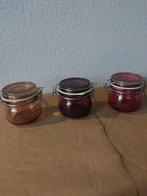 Leuke vintage IKEA Korken weckpotjes - 3 kleuren, Ophalen of Verzenden, Gebruikt