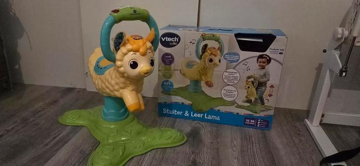 VTech Stuiter & Leer Lama - Zo Goed Als Nieuw!, Kinderen en Baby's, Speelgoed | Overig, Ophalen of Verzenden