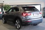 Audi Q3 45 TFSI e S-Line 245 PK Led Keyless Cam Navi Virtual, Auto's, Audi, Gebruikt, Zwart, 4 cilinders, Leder en Stof