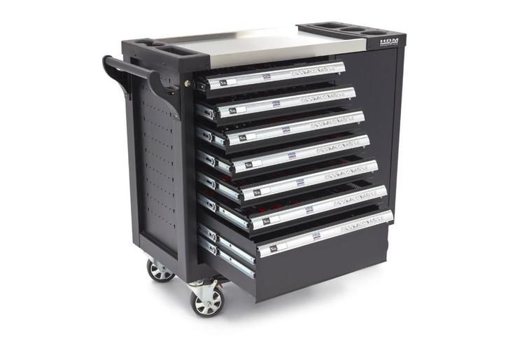 HBM 274-delige XL PREMIUM gereedschapswagen, Auto diversen, Autogereedschap, Nieuw, Ophalen of Verzenden