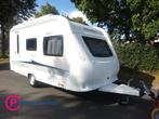 Hobby De luxe 440SF met Vaste Luifel, Caravans en Kamperen, Caravans, Hobby, Bedrijf, Tot en met 4, 1000 - 1250 kg
