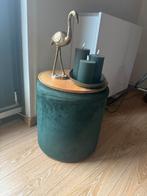 Bijzet tafel compleet, Minder dan 55 cm, Rond, Zo goed als nieuw, Hout