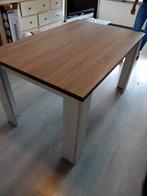eettafel 140 x 90 x hoogte 78, Huis en Inrichting, Tafels | Eettafels, Ophalen, Gebruikt, 100 tot 150 cm, 50 tot 100 cm