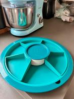 Tupperware hapjesschaal, Huis en Inrichting, Keuken | Tupperware, Ophalen, Zo goed als nieuw, Blauw, Schaal