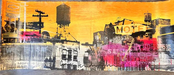 George Heidweiller - In the meantime, Antiek en Kunst, Kunst | Schilderijen | Modern, Ophalen