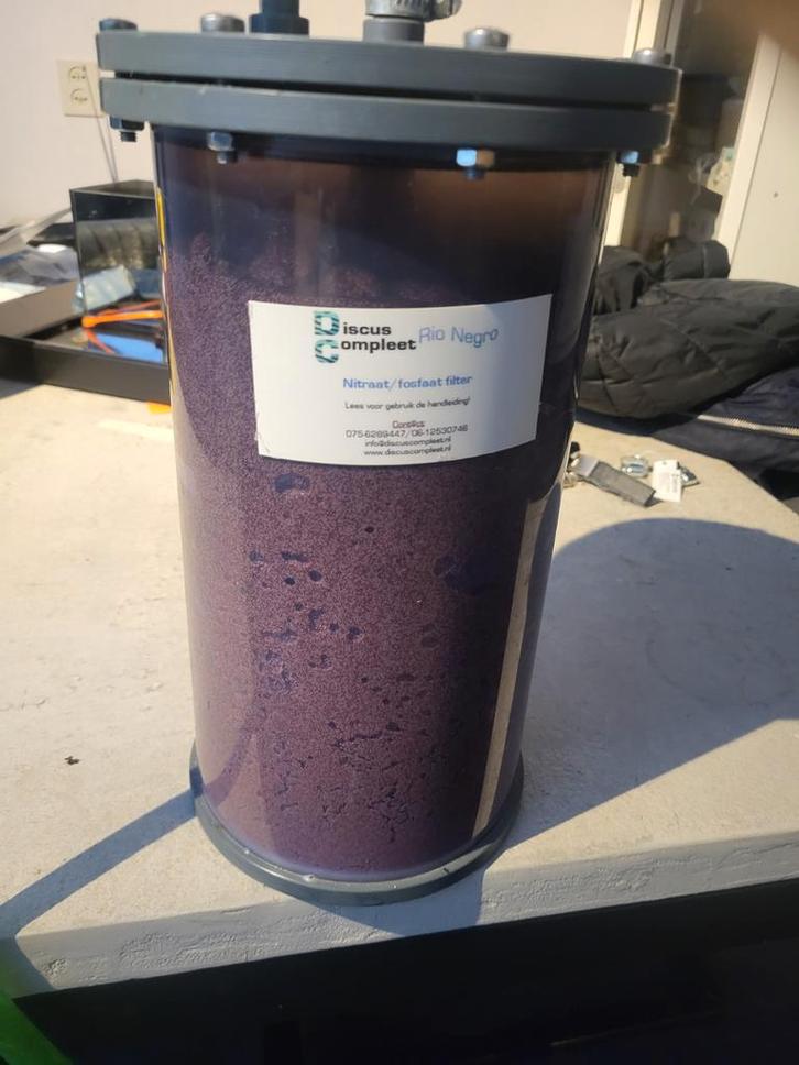 Groot compleet Discus rio negro nitraat/ fosfaat filter, Dieren en Toebehoren, Vissen | Aquaria en Toebehoren, Gebruikt, Filter of Co2