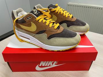 Nike Air Max 1 PRM Duck Pecan Yellow Ochre 44 Ugly Duckling