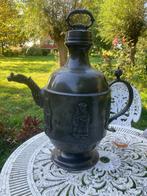 Grote tinnen wijnkan met keurvorsten 51 cm hoog, Antiek en Kunst, Ophalen of Verzenden