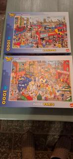 2 puzzels That s life Parijs & Londen, 1000 stukjes, Ophalen of Verzenden, 500 t/m 1500 stukjes, Zo goed als nieuw
