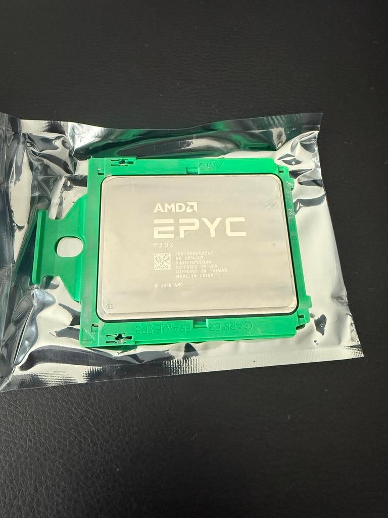 AMD Epyc 7302 - 16 Cores, 32 Threads, 3.3GHz Boost, Computers en Software, Processors, Ophalen of Verzenden, Refurbished, 16-core