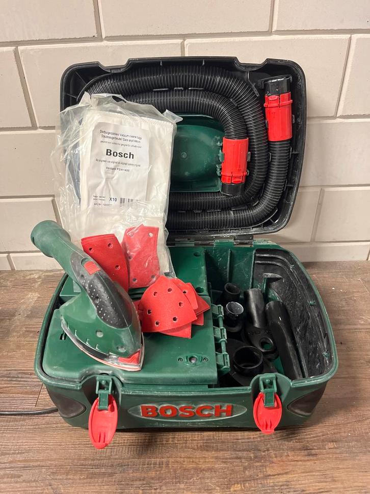 Bosch Ventaro Luchtschuurmachine - Goed Onderhouden, Doe-het-zelf en Verbouw, Gereedschap | Schuurmachines, Gebruikt, Vlakschuurmachine