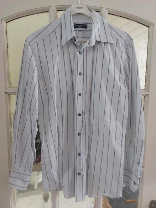 Origineel vintage dolce & gabbana overhemd maat 40, Kleding | Heren, Overhemden, Gedragen, Halswijdte 39/40 (M), Roze, Ophalen of Verzenden