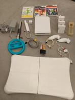Nintendo Wii met 3 spellen en accessoires, Ophalen of Verzenden, Zo goed als nieuw, Met 1 controller, Met games