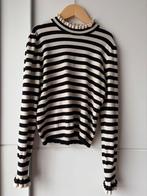 WE truitje zwart-beige gestreept, Kinderen en Baby's, Kinderkleding | Maat 146, Ophalen of Verzenden, Zo goed als nieuw, WE, Meisje