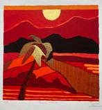 Zeefdruk Ronald Boonacker - Royal palm, Antiek en Kunst, Ophalen of Verzenden