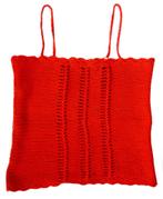 Zomertop S Handwerk Rood Met bandjes of strapless te dragen, Kleding | Dames, Zonder mouw, Ophalen of Verzenden, Zo goed als nieuw