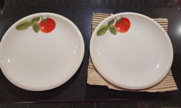 Borden / ontbijtbord 2st, wit , diameter 21cm beschikbaar voor biedingen