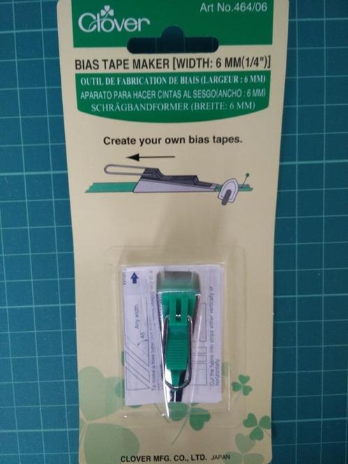 Bias Makers en tape. Ontwerpvellen, mini strijkijzer tasjes, Hobby en Vrije tijd, Naaien en Fournituren, Nieuw, Overige typen