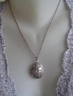 zilveren ketting met Egyptische hanger [300], Met hanger, Verzenden, Zo goed als nieuw, Zilver