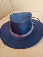 hoed leer Aussie Bush maat S donkerbruin, Kleding | Dames, Ophalen of Verzenden, Nieuw