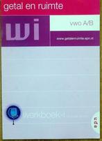 ISBN 9011078330 Getal en ruimte Werkboek-i VWO A/B, Ophalen of Verzenden, Zo goed als nieuw, VWO, Wiskunde A
