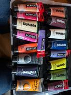 Grote Set Acrylverf - Verschillende Kleuren en Merken, Ophalen, Gebruikt, Acrylverf