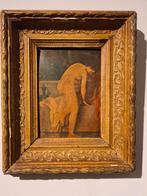 Antiek Schilderij - Vrouwelijk Naakt, Ophalen