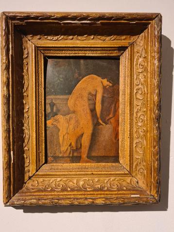 Antiek Schilderij - Vrouwelijk Naakt beschikbaar voor biedingen