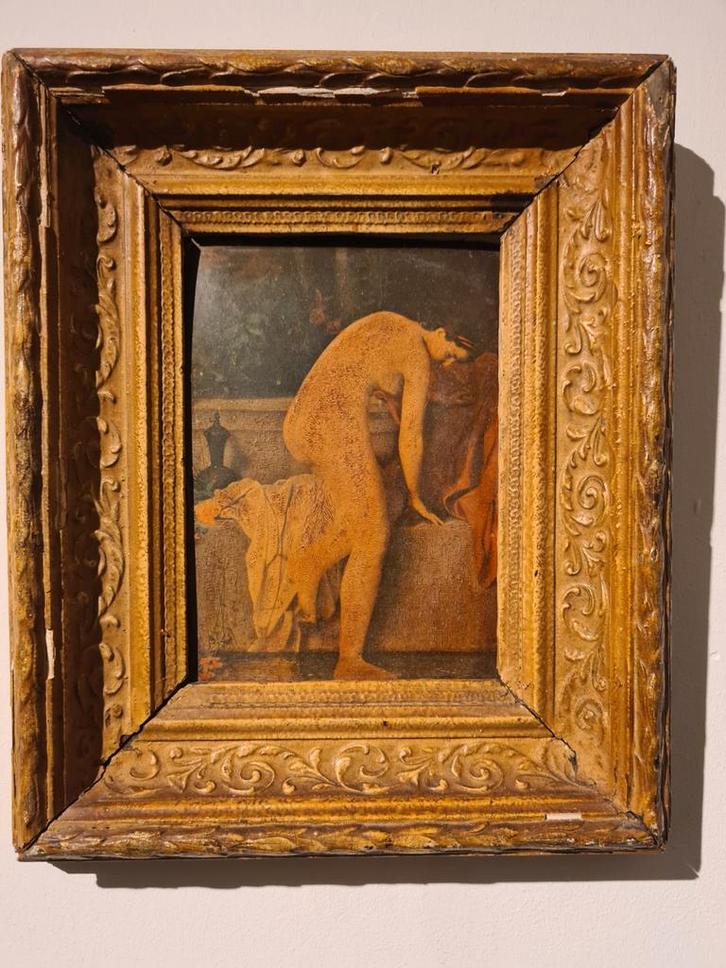 Antiek Schilderij - Vrouwelijk Naakt, Antiek en Kunst, Kunst | Schilderijen | Klassiek, Ophalen