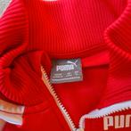 Puma setje knalrood en als nieuw trainingspakje 74 nr 47939, Jongetje of Meisje, ., Puma, Ophalen of Verzenden