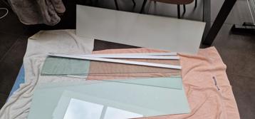 Ikea Besta Framstä TV Meubel achterwand glas en platen 240 - afbeelding 10