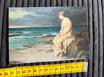 165. Kunstkaart J.W.Waterhouse Betoverd door vrouwen, Ophalen of Verzenden, Ongelopen
