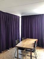 Velours gordijnen paars, Huis en Inrichting, Stoffering | Gordijnen en Lamellen, Gebruikt, Overige kleuren, 200 cm of meer, Ophalen of Verzenden