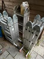 3x vouwladder, Doe-het-zelf en Verbouw, Ladders en Trappen, Ophalen, Gebruikt, Ladder, Opvouwbaar of Inschuifbaar