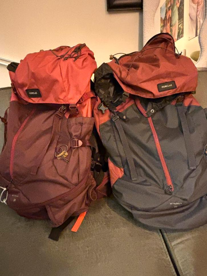 2 backpack tassen, Sieraden, Tassen en Uiterlijk, Tassen | Rugtassen, Zo goed als nieuw, Overige merken, 40 cm of meer, Waterdicht