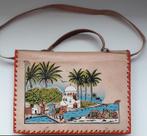 (geite) leren tas gekocht in Egypte in 1960, Antiek en Kunst, Ophalen of Verzenden