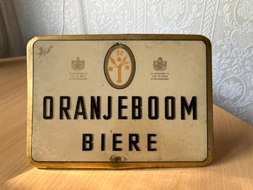 Vintage Oranjeboom Biere Reclamebord beschikbaar voor biedingen