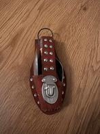 Vintage Zwitsers zakmes met leren etui, Ophalen of Verzenden, Gebruikt