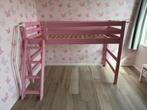 Flexa Classic hoogslaper bed ROZE met schuine trap, Ophalen, Gebruikt, Hoogslaper