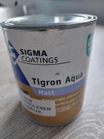 Sigma Tigron Aqua Matt 1l Ral 7016 antraciet Sigma S2U Nova, Doe-het-zelf en Verbouw, Verf, Beits en Lak, Ophalen of Verzenden