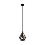 Hanglamp Eglo Carlton 1, Huis en Inrichting, Lampen | Hanglampen, Gebruikt, Ophalen of Verzenden, Metaal