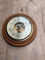 Eiken barometer voor in huis, Ophalen of Verzenden, Zo goed als nieuw