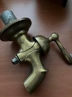 Antieke Koperen Kraan - Prachtig Decoratief Stuk, Antiek en Kunst, Ophalen, Koper